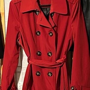 Calvin Klein Collection Scarlet Trench Coat